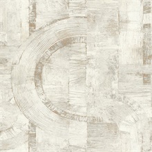 Abe Bone Weathered Geo Wallpaper