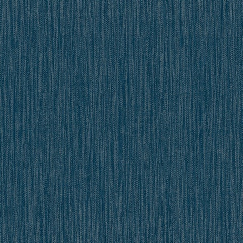 Abel Blue Vertical Stria Textured Wallpaper