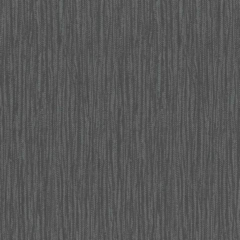 Abel Charcoal Black Vertical Stria Textured Wallpaper