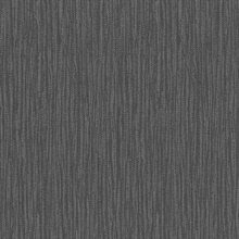 Abel Charcoal Black Vertical Stria Textured Wallpaper