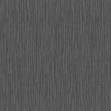 Abel Charcoal Black Vertical Stria Textured Wallpaper