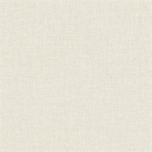 Abington Faux Textured Linen Beige Wallpaper