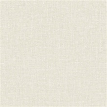 Abington Faux Textured Linen Beige Wallpaper