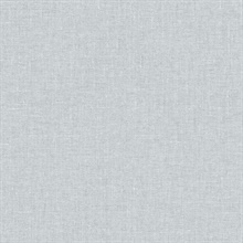 Abington Faux Textured Linen Grey Wallpaper