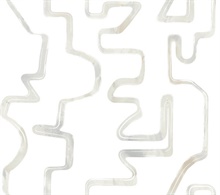 Abstract Aura Neutral Watercolor Lines Wallpaper
