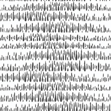 Abstract Brush Marks Black Peel and Stick Wallpaper