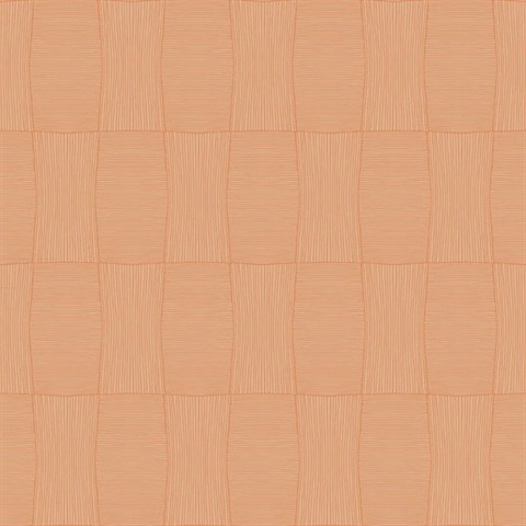Abstract Large Weave Coral Wallpaper