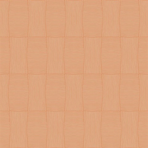 Abstract Large Weave Coral Wallpaper