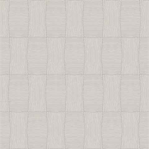 Abstract Large Weave Metallic Repose Wallpaper