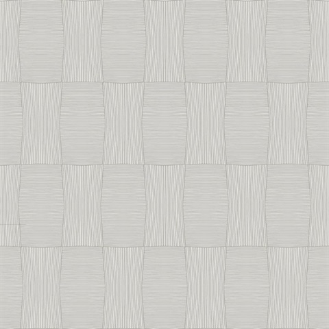 Abstract Large Weave Metallic Repose Wallpaper