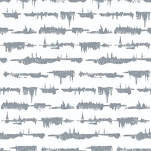 Abstract Lifeline Cove Grey Peel and Stick Wallpaper