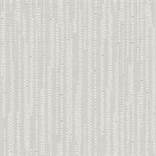 Abstract Stripe Metallic Earl Grey Wallpaper