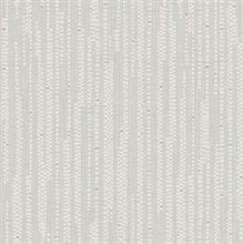Abstract Stripe Metallic Earl Grey Wallpaper