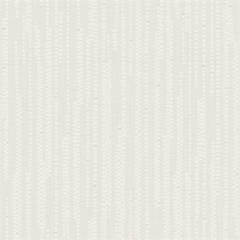 Abstract Stripe Metallic Off White Wallpaper