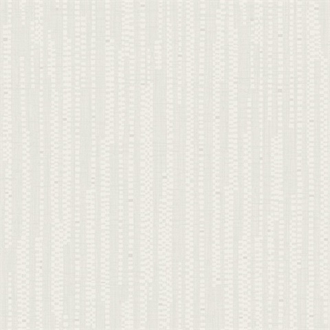 Abstract Stripe Metallic Off White Wallpaper