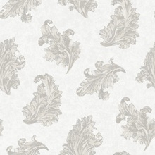 Cream Acanthus Wallpaper