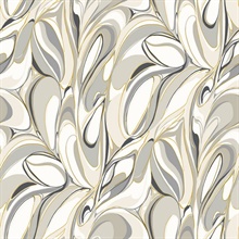 Achate Black & Grey Wallpaper