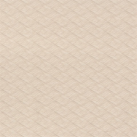 Acoustic Taupe Waves Texture Wallpaper