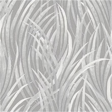 Adelia Tall Grass Grey Wallpaper