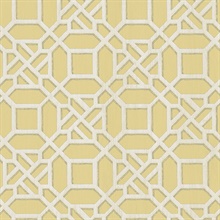 Adlington Yellow Geometric Wallpaper