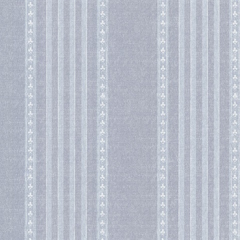 Adria Blue Jacquard Stripe