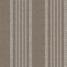 Adria Chocolate Jacquard Stripe