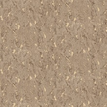 Adrift Brown Large Faux Cork Wallpaper