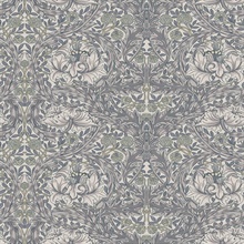 African Marigold William Morris Classic Leaf Wallpaper