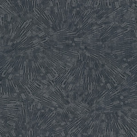 Agassiz Dark Grey Burst Wallpaper