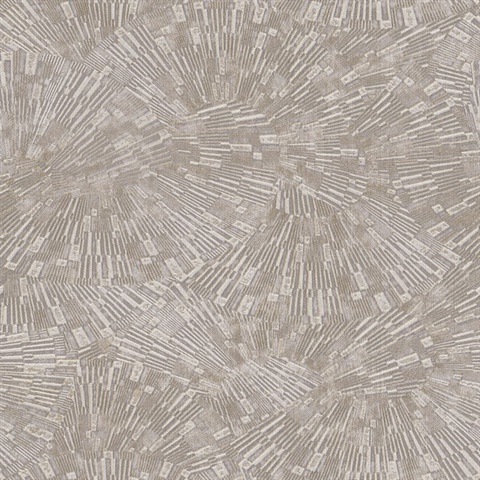 Agassiz Light Brown Burst Wallpaper