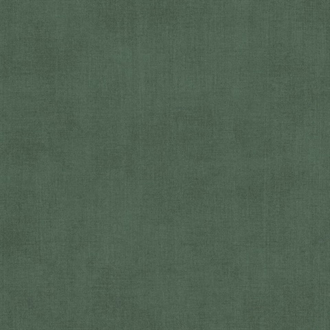 Agata Green Linen Wallpaper