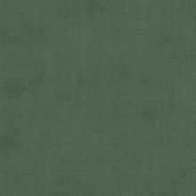 Agata Green Linen Wallpaper