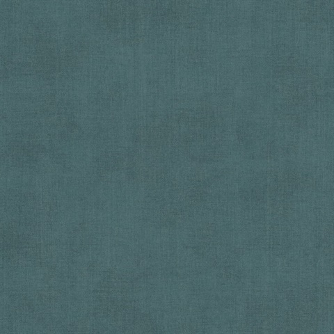 Agata Teal Linen Wallpaper