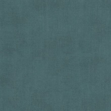 Agata Teal Linen Wallpaper