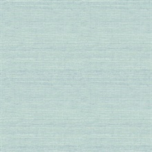 Agave Aqua Faux Grasscloth Wallpaper