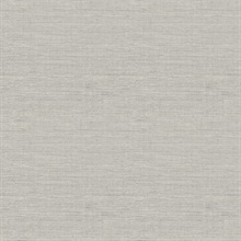 Agave Grey Faux Textured Linen Wallpaper