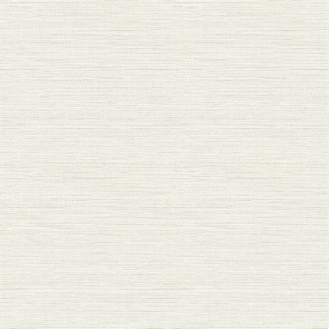 Agave Light Grey Faux Textured Linen Wallpaper