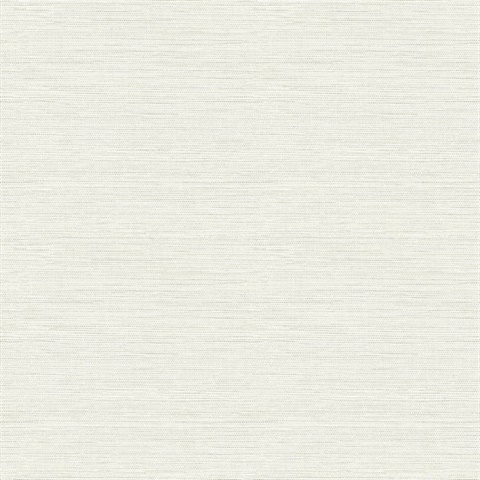 Agave Light Grey Faux Textured Linen Wallpaper