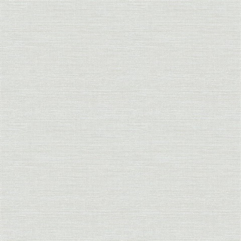 Agave Light Grey Textured Linen Wallpaper