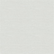 Agave Light Grey Textured Linen Wallpaper