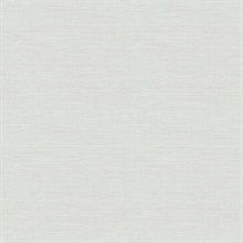 Agave Light Grey Textured Linen Wallpaper