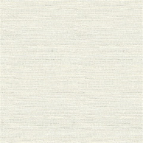 Agave Light Grey Textured Linen Wallpaper