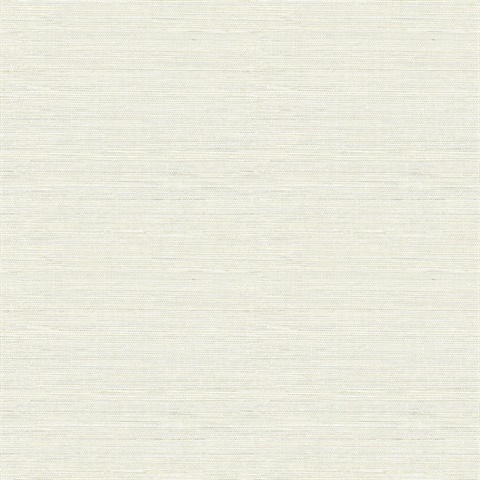 Agave Light Grey Textured Linen Wallpaper