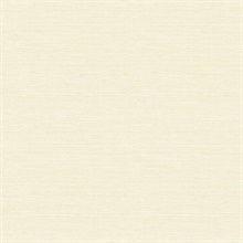 Agave Light Yellow Textured Linen Wallpaper