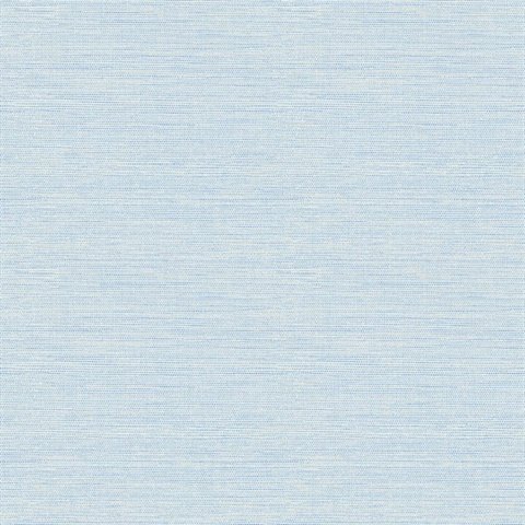 Agave Sky Blue Faux Grasscloth