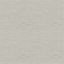 Agave Stone Grey Textured Linen Wallpaper