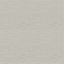 Agave Stone Grey Textured Linen Wallpaper