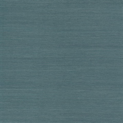 Aiko Blue Sisal Grasscloth Wallpaper