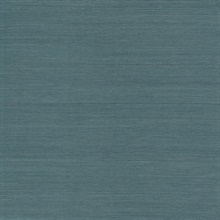 Aiko Blue Sisal Grasscloth Wallpaper