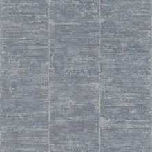 Aiko Denim Vertical Weathered Stripe Textured Wallpaper